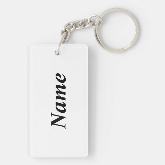 Belgischer Malinois Schlüsselanhänger (Rückseite)