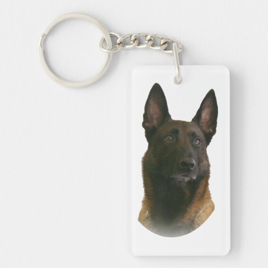 Belgischer Malinois Schlüsselanhänger (Vorderseite)