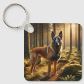 Belgischer Malinois Schlüsselanhänger (Vorderseite)