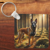 Belgischer Malinois Schlüsselanhänger (Vorderseite)