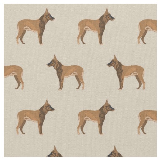 Belgischer Malinois Stoff (Nahaufnahme)