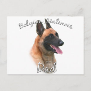 Belgischer Malinois-Vater 2 Postkarte