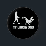 Belgischer Malinois-Vater Dinosaur Funny-Geschenk  Button<br><div class="desc">Belgischer Malinois-Vater Dinosaur Funny Gift für Ehemänner Geburtstag</div>