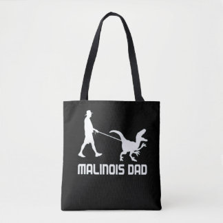 Belgischer Malinois-Vater Dinosaur Funny-Geschenk Tasche