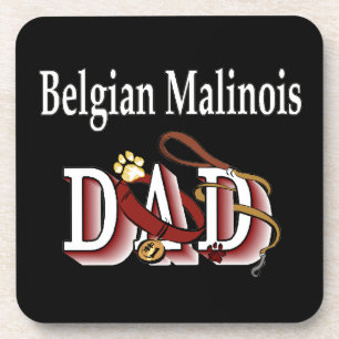 Belgischer Malinois-Vater Getränkeuntersetzer
