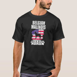 Belgischer Malinois-Vater Hund Lover American Us F T-Shirt