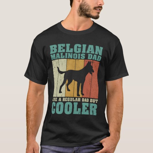 Belgischer Malinois Vater wie ein normaler Vater V T-Shirt (Vorderseite)