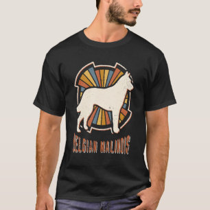 Belgischer Malinois Vintage Classic Retro Hunde Li T-Shirt