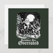 Belgischer Malinois Weihnachtsbaum wird überbewert Feiertagskarte (Vorne/Hinten)