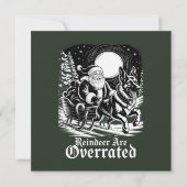 Belgischer Malinois Weihnachtsbaum wird überbewert Feiertagskarte (Vorderseite)