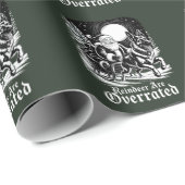 Belgischer Malinois Weihnachtsbaum wird überbewert Geschenkpapier (Rolleneckpunkt)