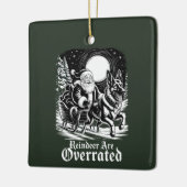 Belgischer Malinois Weihnachtsbaum wird überbewert Keramikornament (Links)