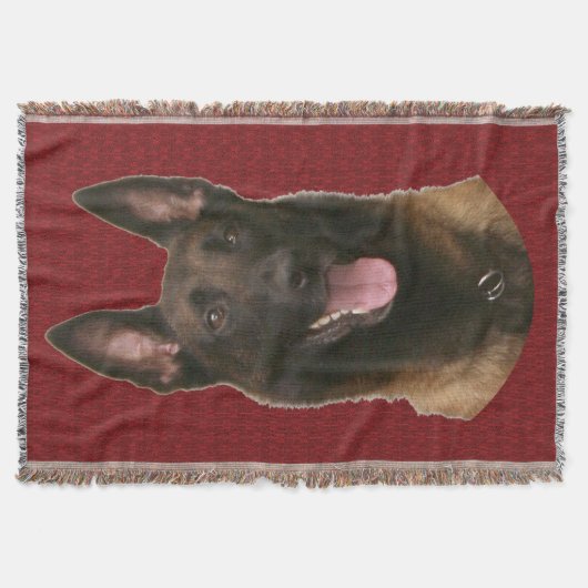 Belgischer Malinois werfen Decke (Vorderseite)