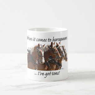 Belgischer PferdePower Kaffeetasse