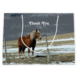 Belgischer Pferdewechsel in Paddock-Geschenktasche Große Geschenktüte