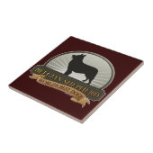 Belgischer Schäfer Fliese (Seite)