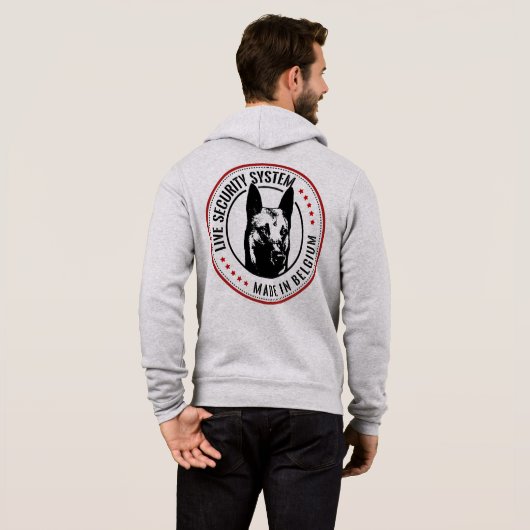 Belgischer Schäfer - Malinois Hoodie (Schwarz voll)