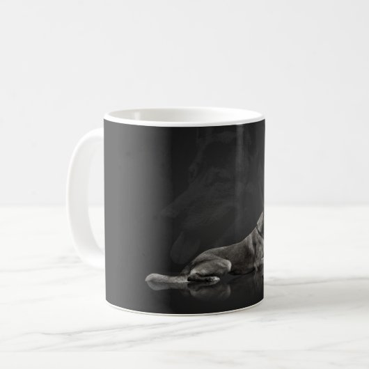 Belgischer Schäfer - Malinois Kaffeetasse (Vorderseite Links)
