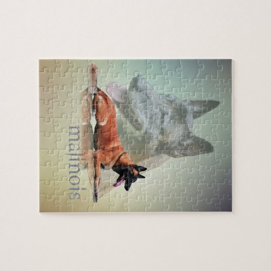 Belgischer Schäfer - Malinois Puzzle (Horizontal)