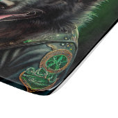 Belgischer Schäferfahrrad St. Patrick's Day Schneidebrett (Ecke)