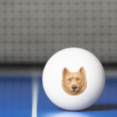 Belgischer Schäferhund 3D Inspiriert Tischtennisball (Netto)