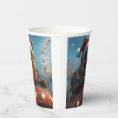 Belgischer Schäferhund Dog Roller Untersetzer Weih Pappbecher (Rechts)