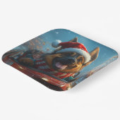 Belgischer Schäferhund Dog Roller Untersetzer Weih Pappteller (Gewinkelt)