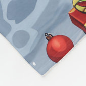 Belgischer Schäferhund Dog Winter Wonderland Weihn Fleecedecke (Ecke)