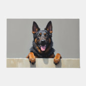 Belgischer Schäferhund-Fußmatten-Kunst Fußmatte (Vorderseite)