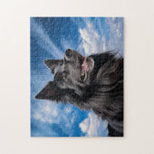 Belgischer Schäferhund Groenendael Puzzle (Vertikal)