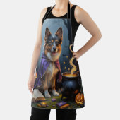 Belgischer Schäferhund Hund Kalkmalerei Schürze (InSitu)