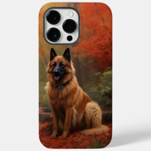 Belgischer Schäferhund im Herbstlaubfall inspirier Case-Mate iPhone 14 Pro Max Hülle