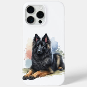 Belgischer Schäferhund in Aquarell Case-Mate iPhone Hülle