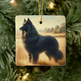 Belgischer Schäferhund Keramikornament