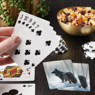 Belgischer Schäferhund Lass es schneien Weihnachte Spielkarten