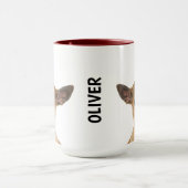 Belgischer Schäferhund personalisierte Mug Tasse (Zentrum)