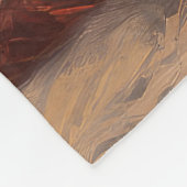 Belgischer Schäferhund Snowy Sleigh Weihnachtsdeko Fleecedecke (Ecke)