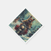 Belgischer Schäferhund Weihnachten Serviette (Ecke)