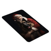 Belgischer Schäferhund Weihnachtsmann Feierliche W Magnet (Rechte Seite)