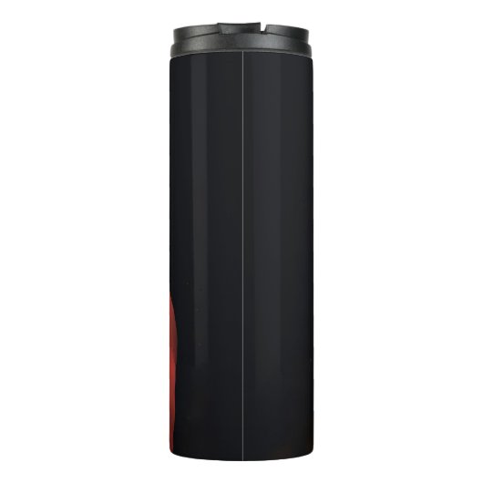 Belgischer Schäferhund Weihnachtsmann Feierliche W Thermosbecher (Rückseite)