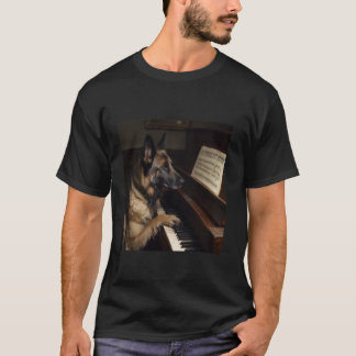 Belgischer Schäferpiano Dog T-Shirt