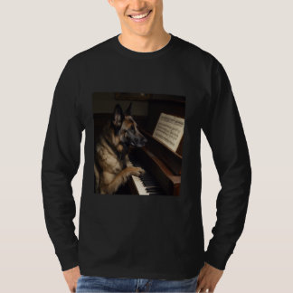 Belgischer Schäferpiano Dog T-Shirt