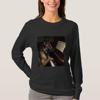 Belgischer Schäferpiano Dog T-Shirt