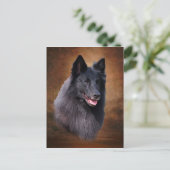 Belgischer Schafhund Postkarte (Stehend Vorderseite)