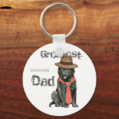 Belgischer Sheepdog-Vater Schlüsselanhänger (Vorderseite)