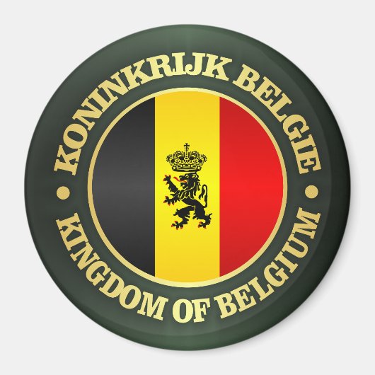 Belgischer Staat Ensign Magnet (Vorne)