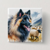Belgischer Tervuren Button (Vorderseite)