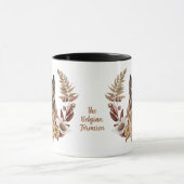 Belgischer Tervuren Dog Herbstkranz Tasse (Zentrum)