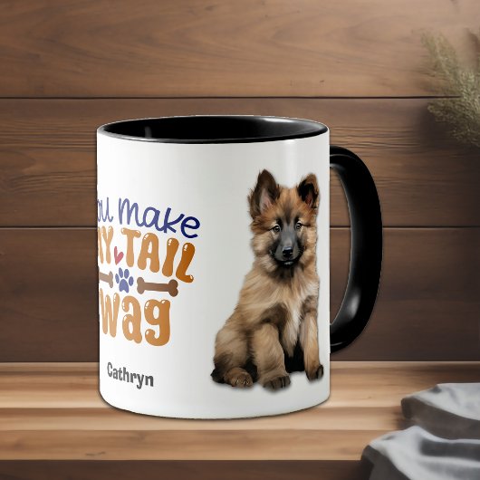Belgischer Tervuren Dog Welpe Sie machen meinen Sc Tasse