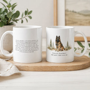 Belgischer Tervuren Hund Aquarell Rasse Zitat Kaffeetasse